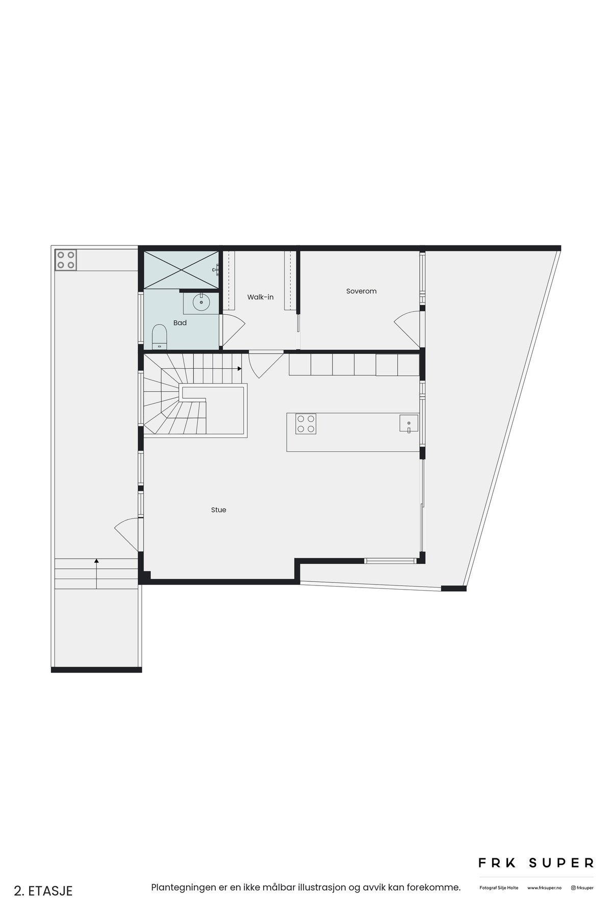 Plantegning 2. etasje Galleribilde