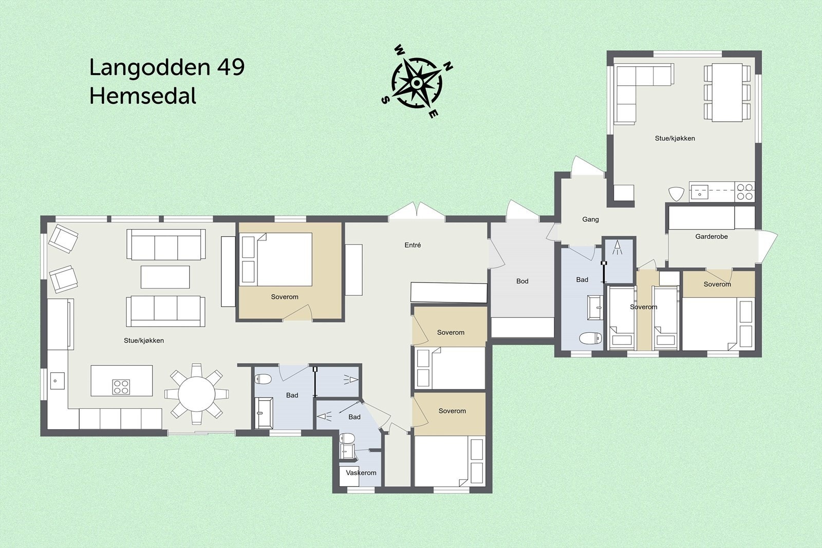 Plantegning Galleribilde