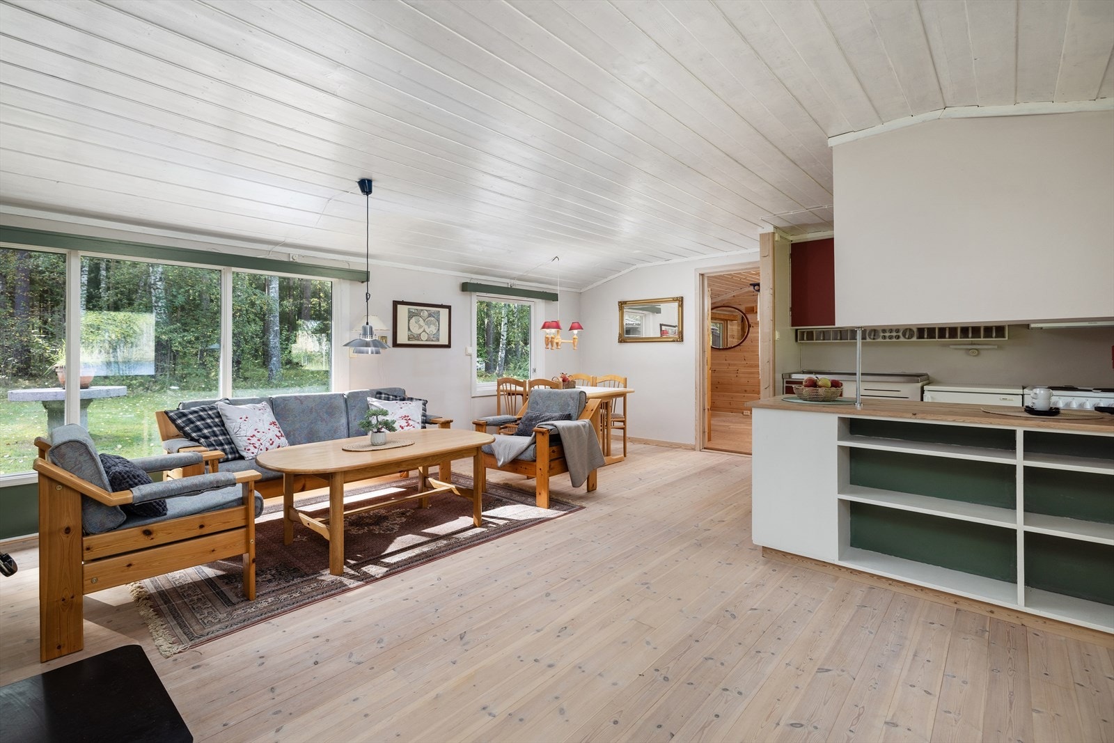 Store vinduer gjør at du får naturen med deg inn Galleribilde