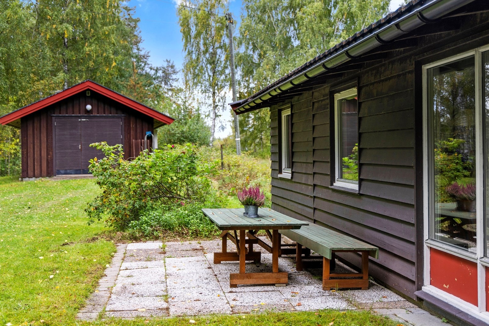 Avslapping i hytteveggen Galleribilde