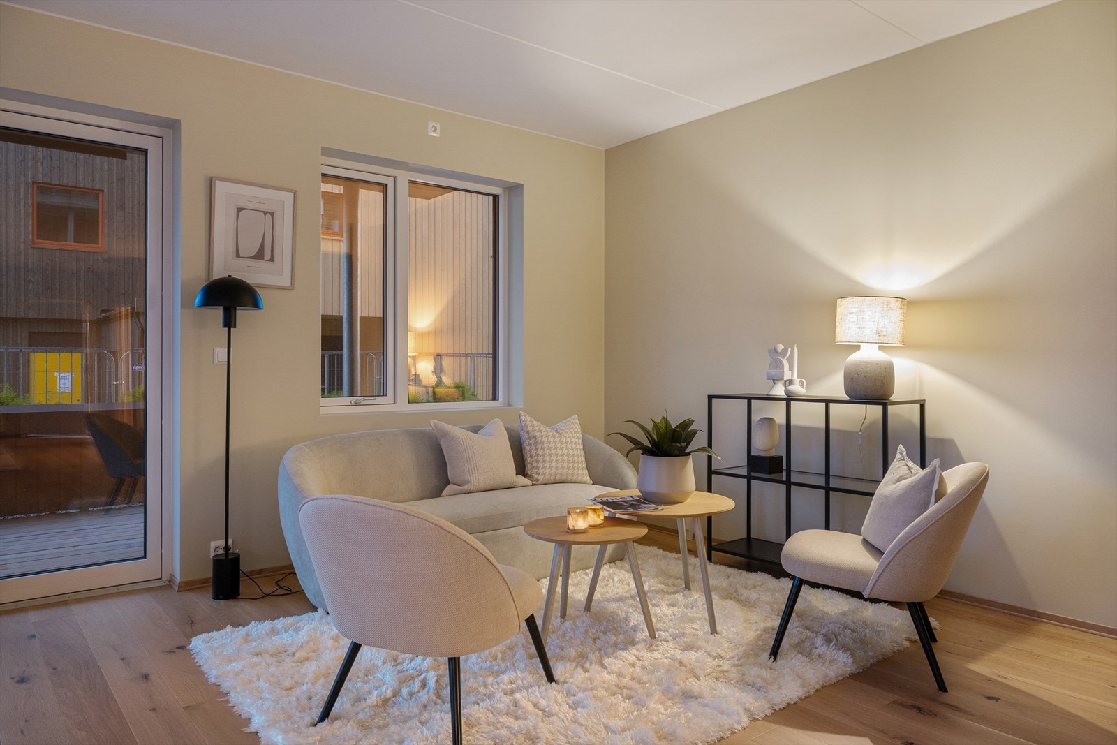 Det er mulighet for og lage ett ekstra soverom i stuen om ønskelig. Galleribilde