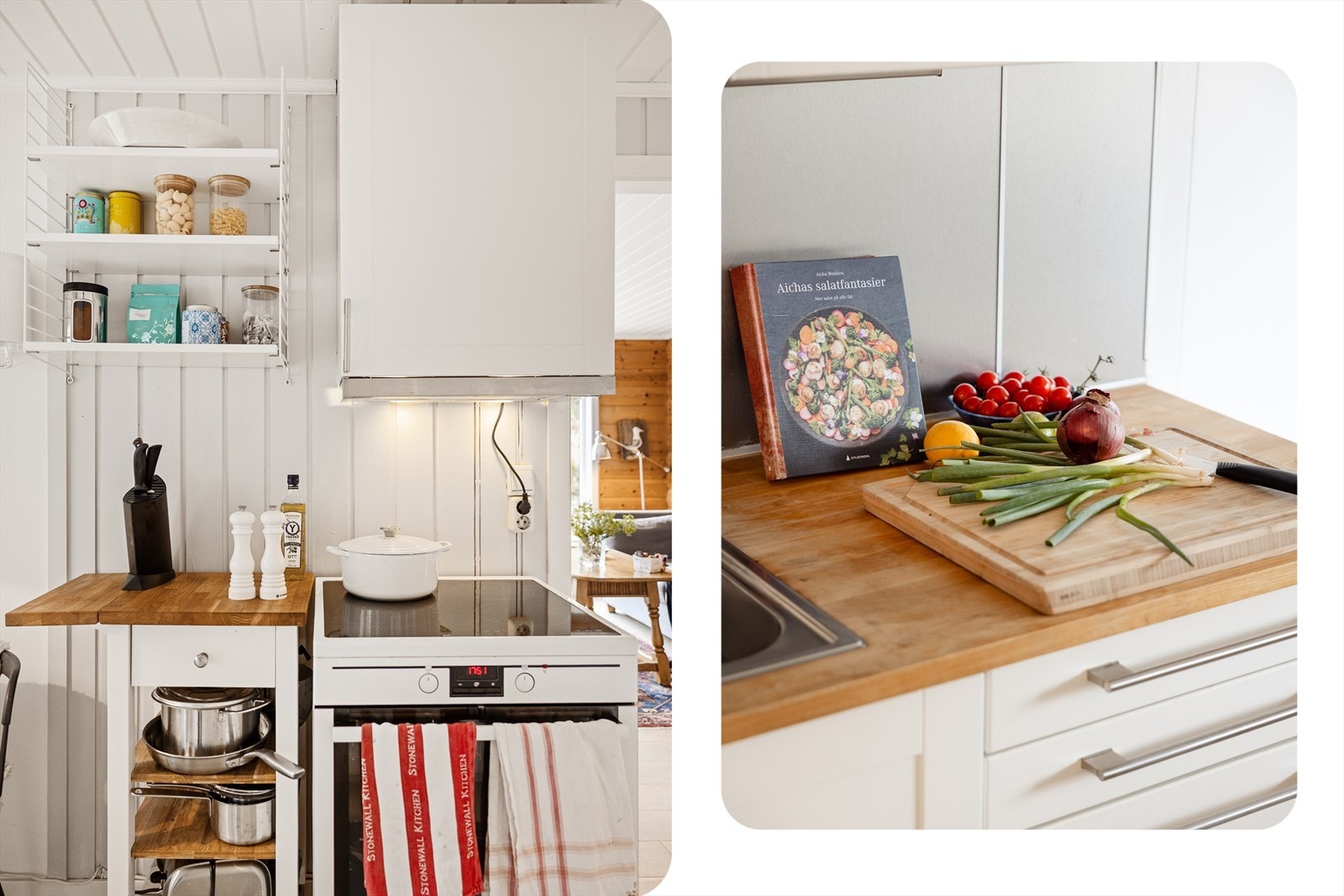 Alle hvitevarer på kjøkken følger med i handelen. Galleribilde