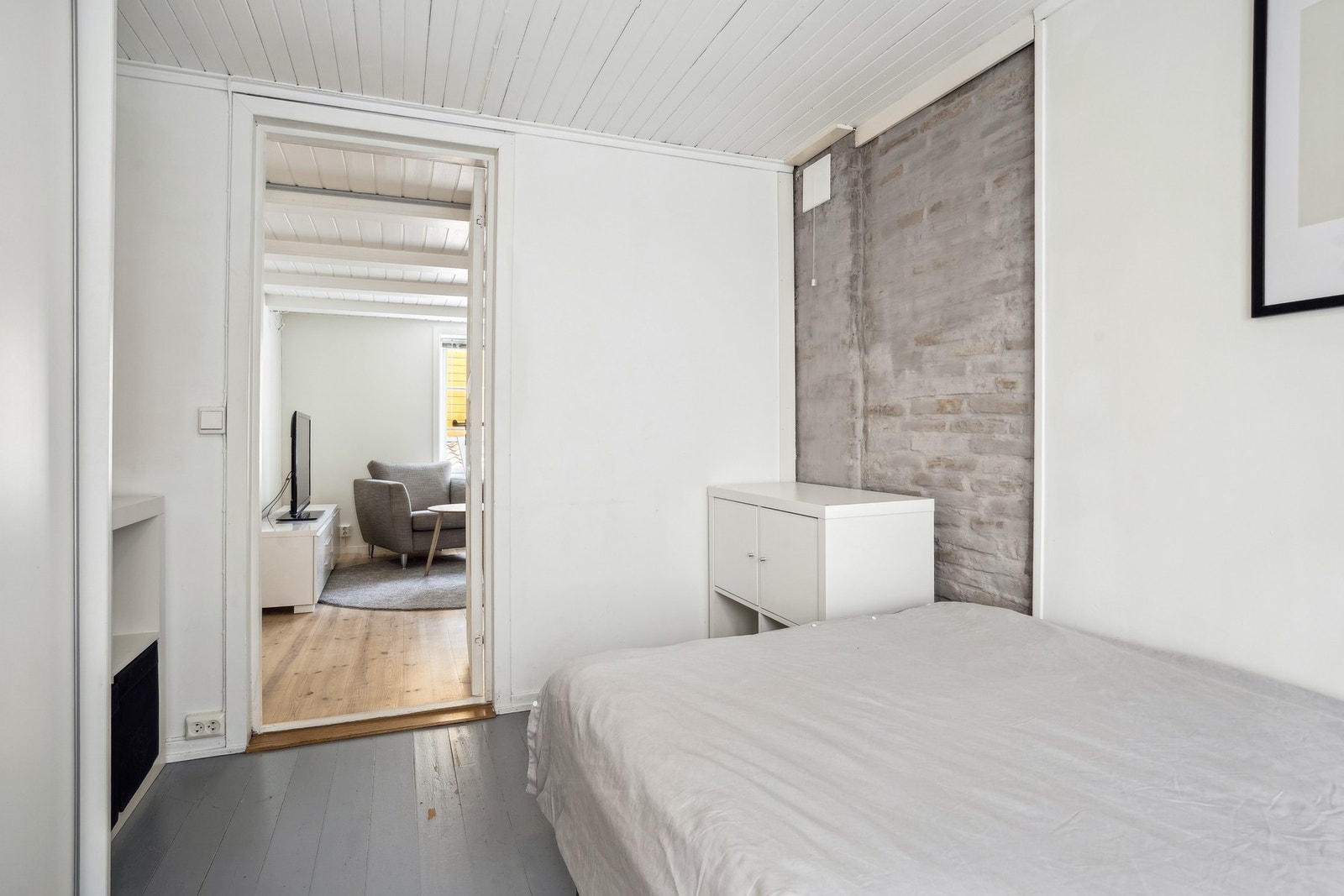 Soverommet måler 8 kvm. Galleribilde