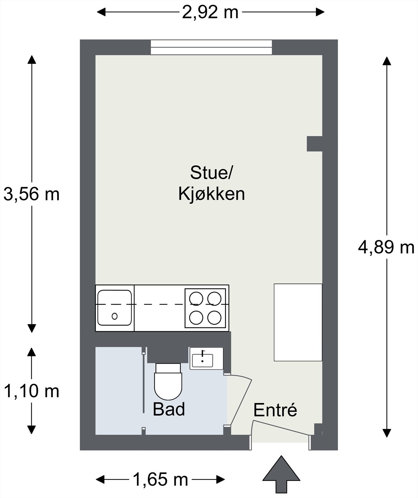 Plantegning til orientering. Galleribilde