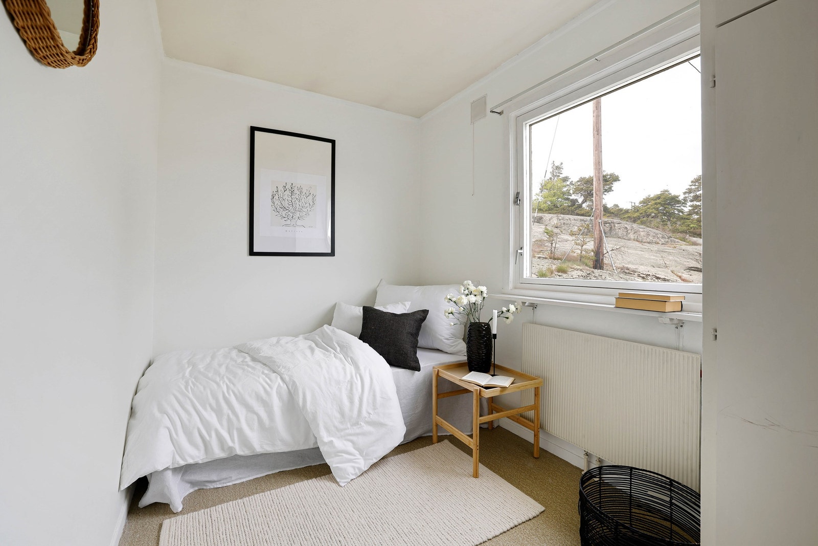 Med ca. 6,5 kvm. er dette et velfungerende barne-/gjesterom. Galleribilde