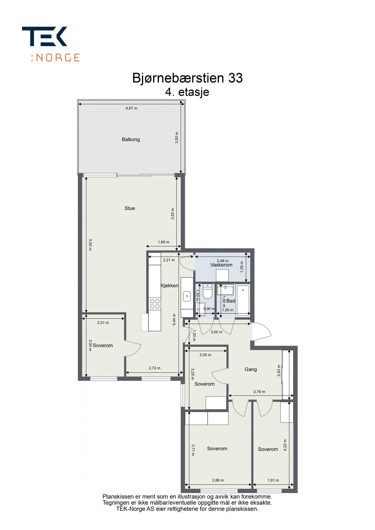 Plantegning Galleribilde