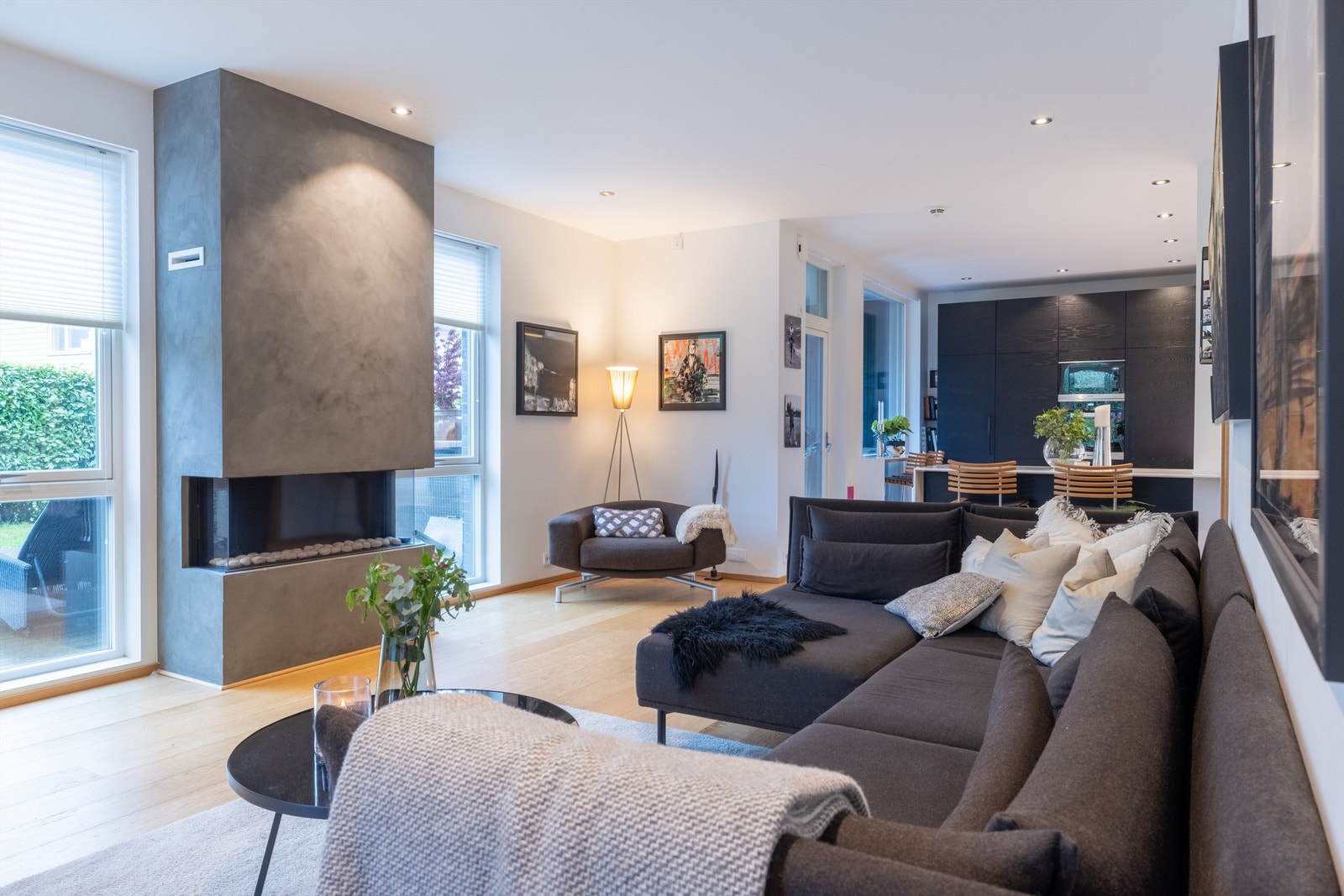 Flott gasspeis i stuen Galleribilde