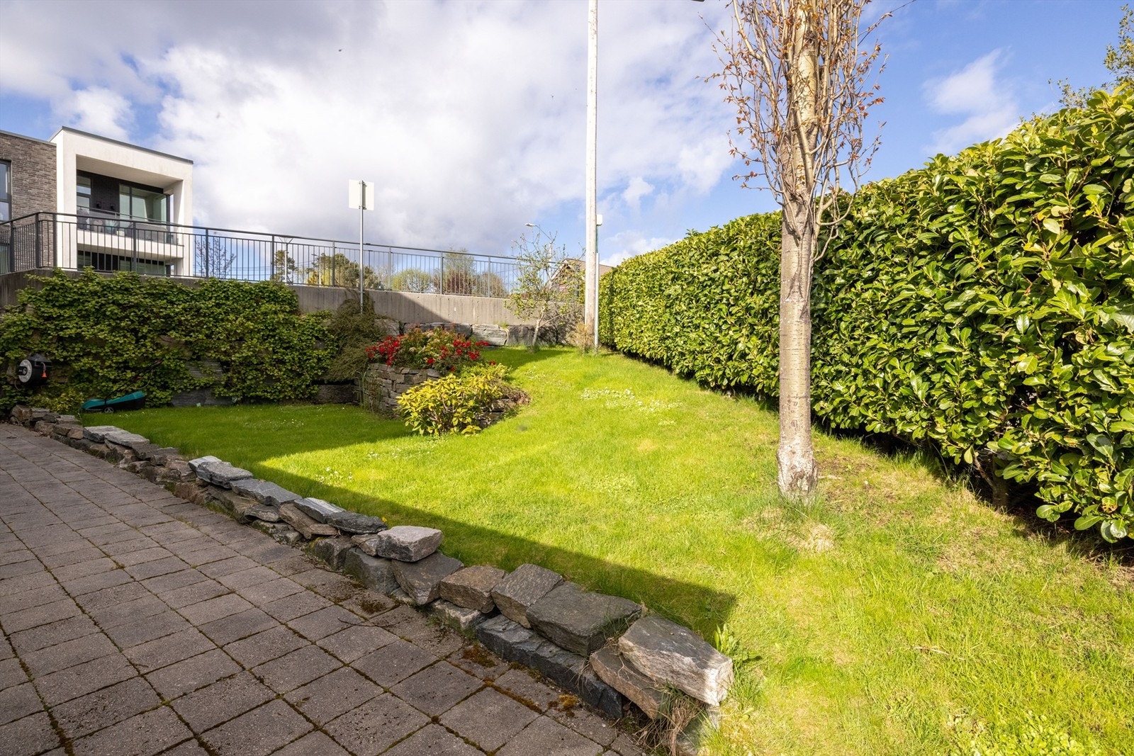 Skjermet del av uteområde mot øst Galleribilde