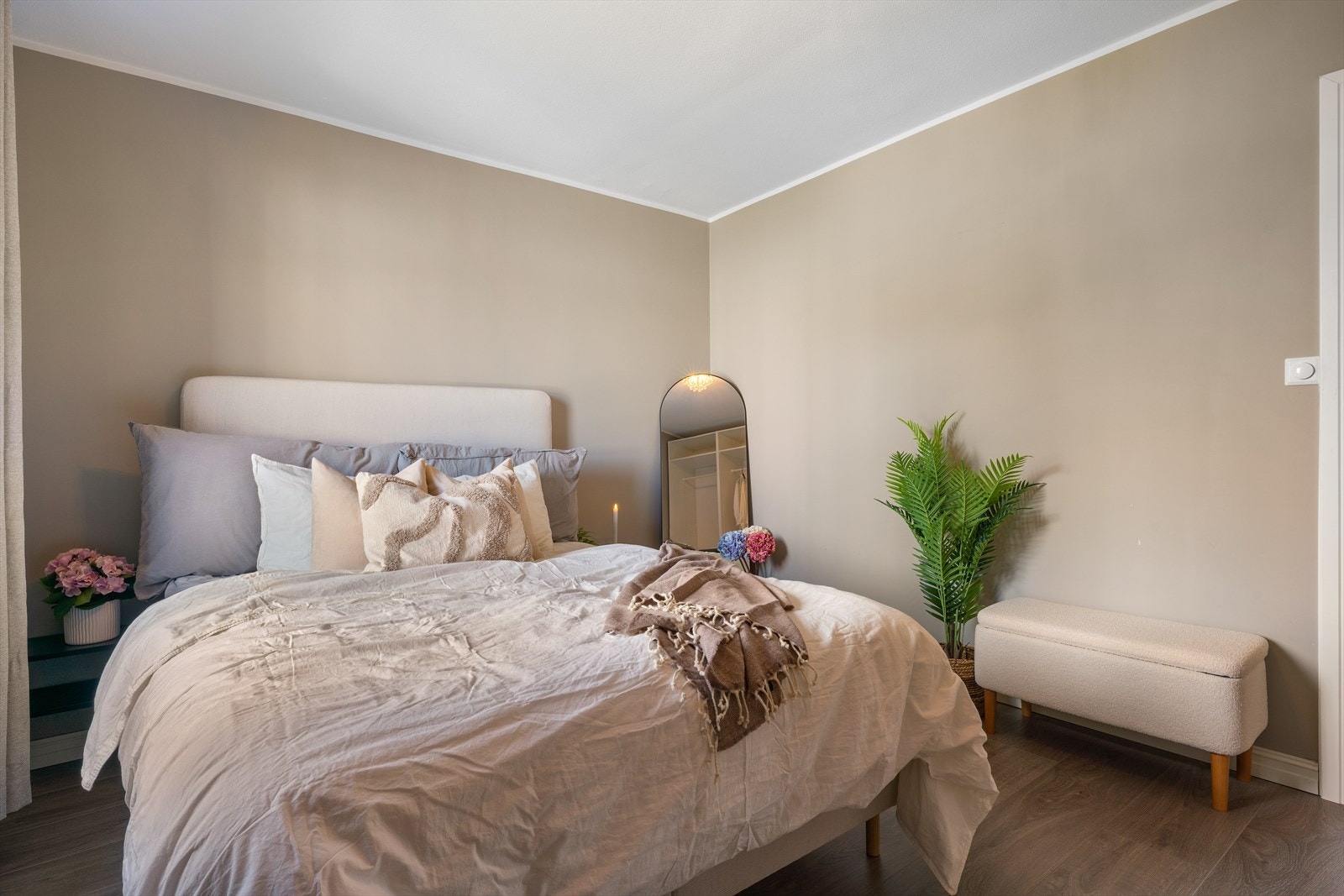 - Et soverom som byr inn til en god natts søvn - Galleribilde