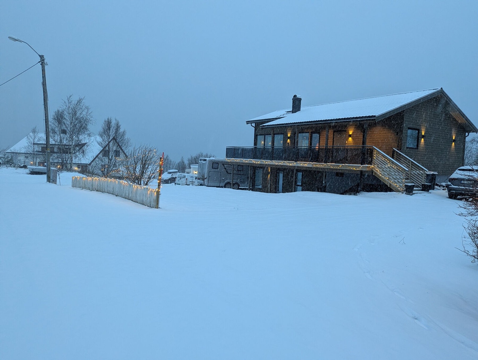 Eiendommen i vinterdrakt Galleribilde