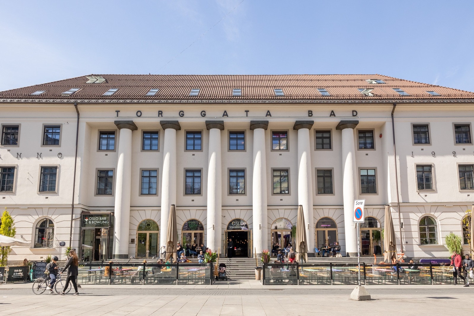 Oslo Street Food ligger i midten av Oslo sentrum. Galleribilde