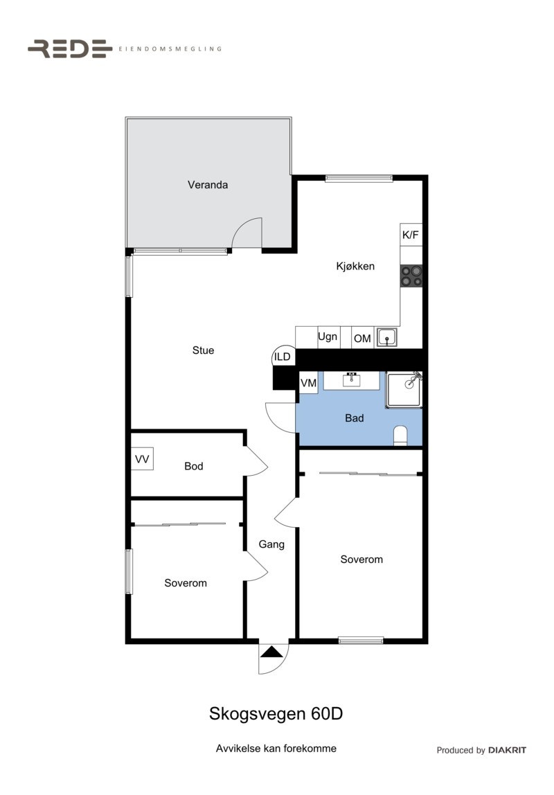 Plantegning Galleribilde