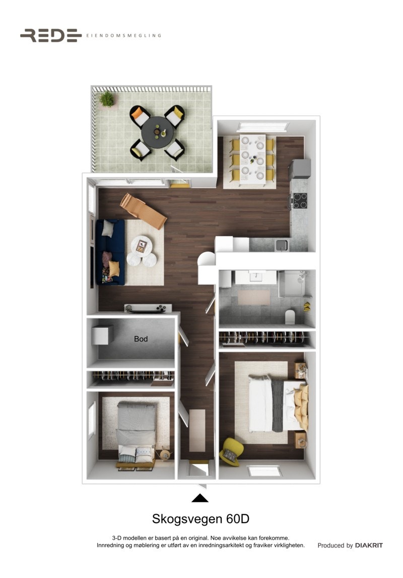 Plantegning Galleribilde