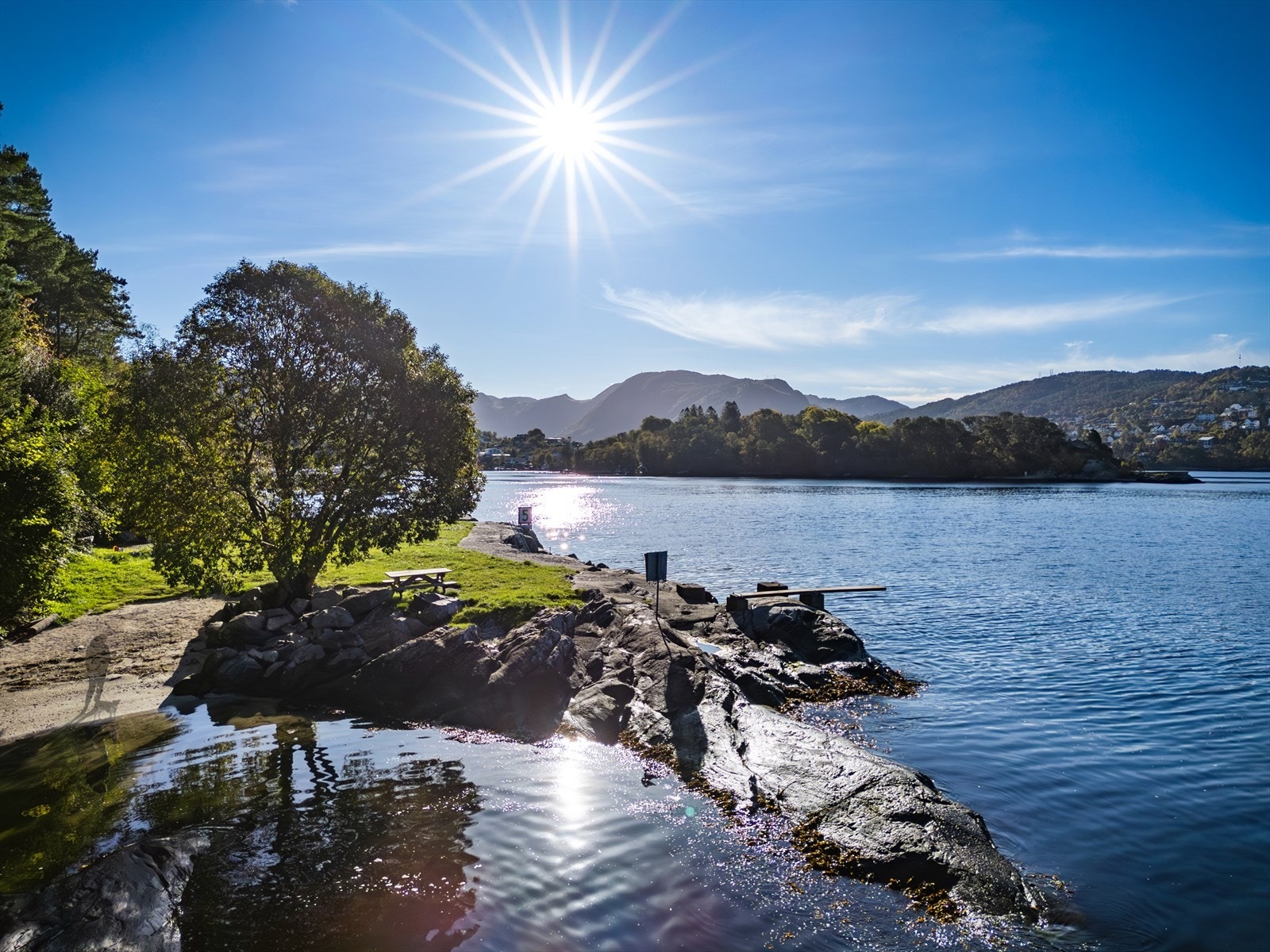 - Ta en forfriskende dukkert på den flotte badeplassen Grønnskjæret - Galleribilde