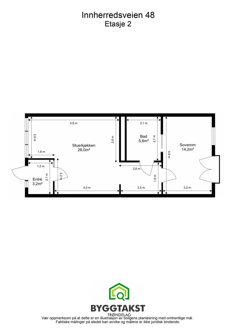 Plantegning 2. etasje Galleribilde