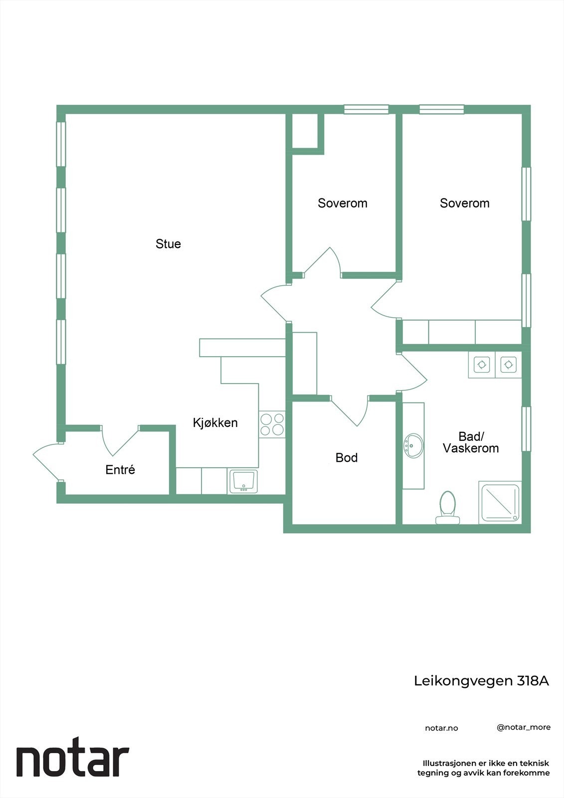 Plantegning Galleribilde