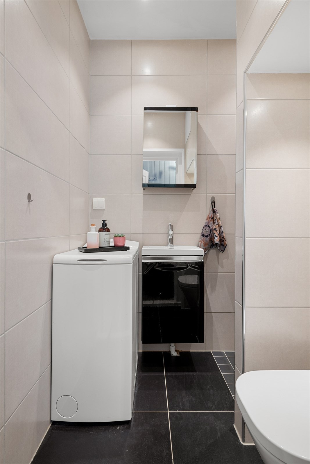 Det er også opplegg til vaskemaskin. Galleribilde