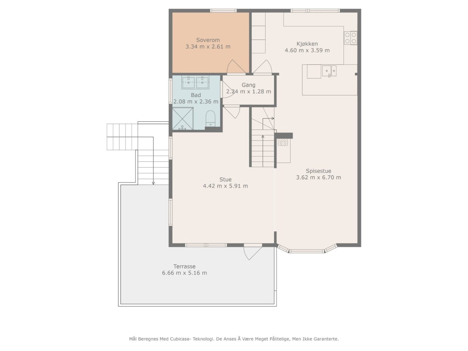 Plantegning 2. etasje Galleribilde