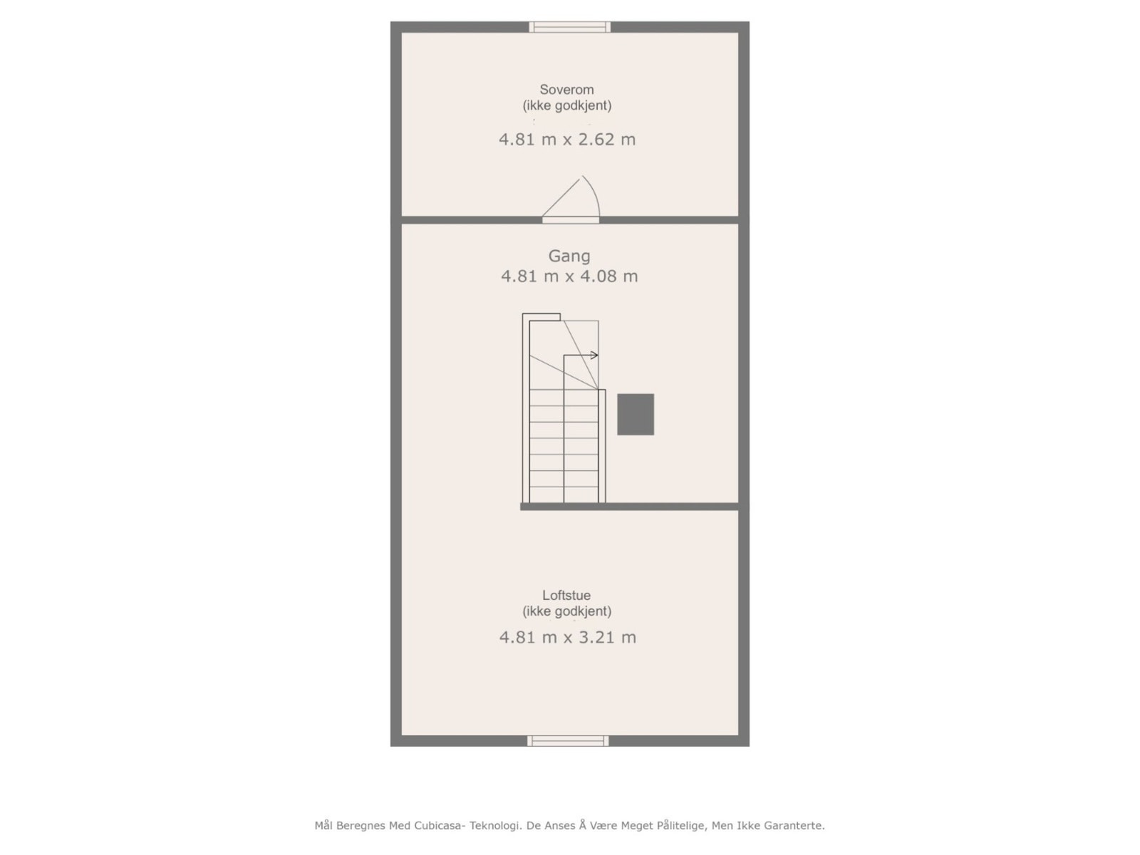 Plantegning loft Galleribilde
