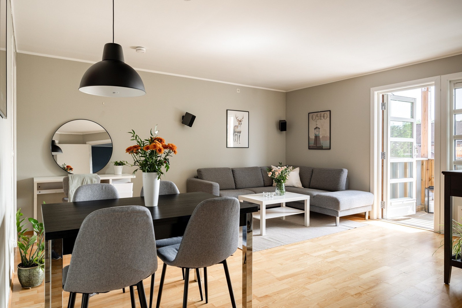 Her får dere et attraktivt hjem i byggets toppetasje. Galleribilde