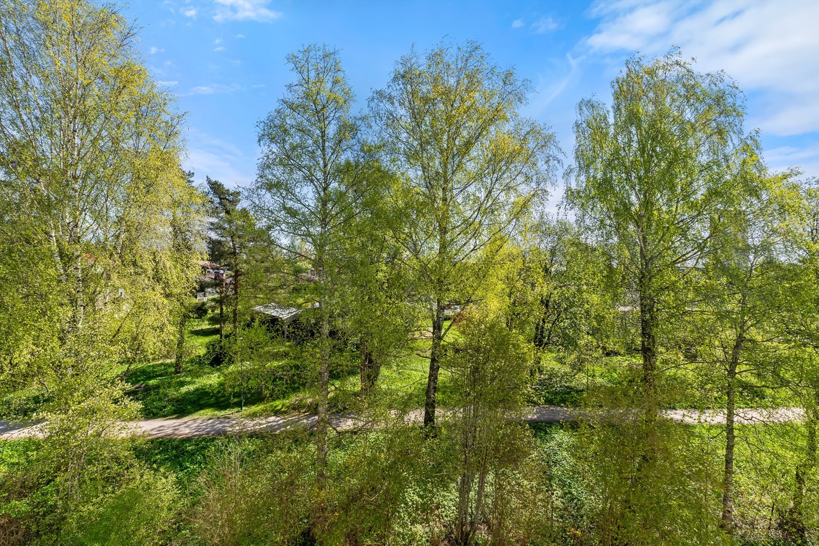 Her bor man i frodige og landlige omgivelser. Galleribilde