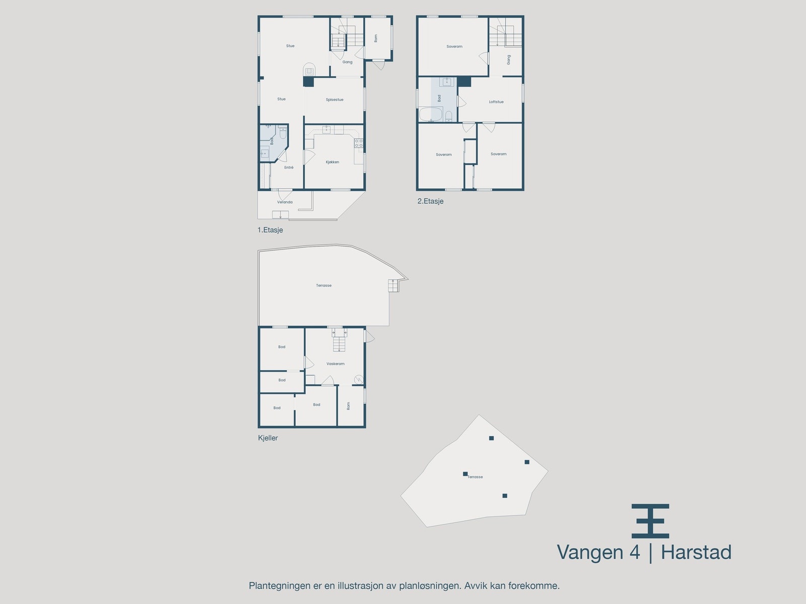 Plantegninger samlet Galleribilde