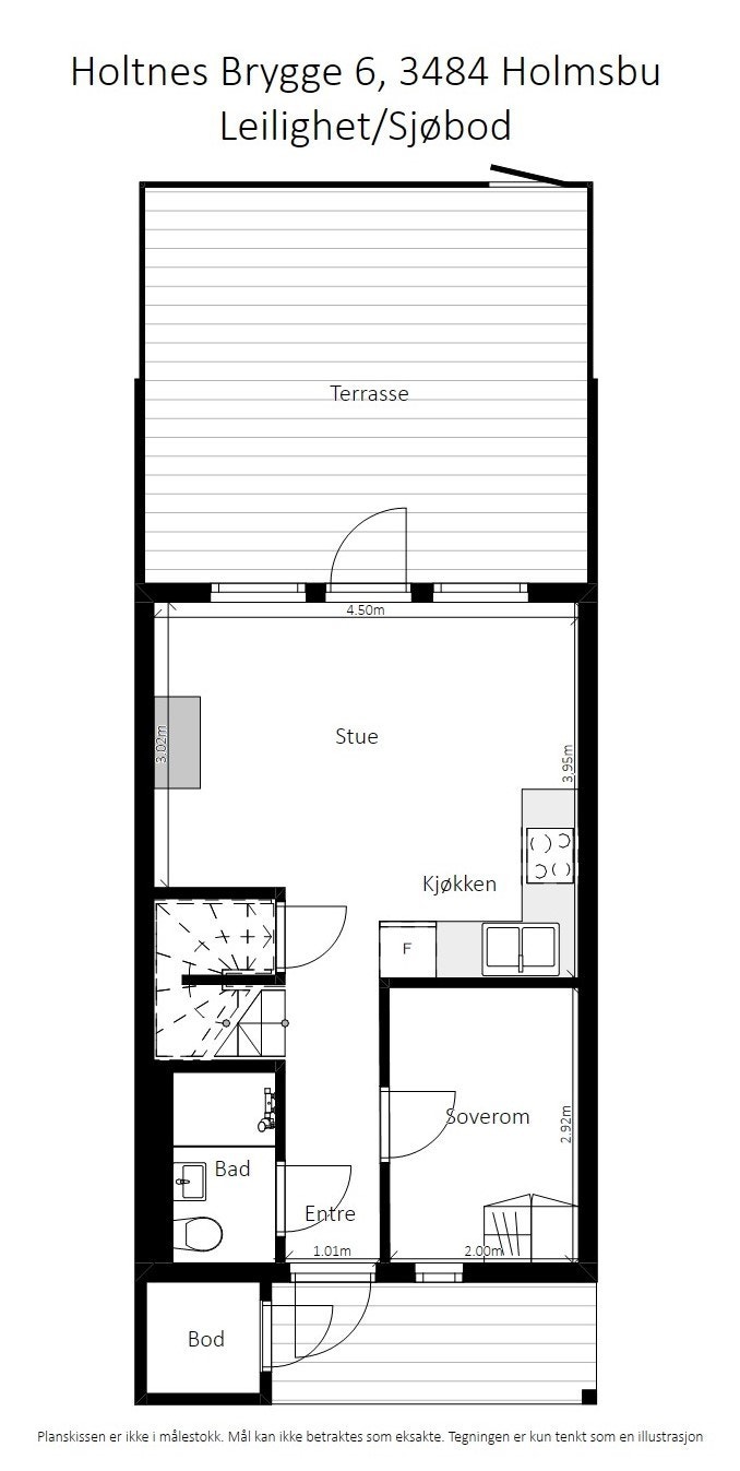 Plantegning 1. etasje. Galleribilde