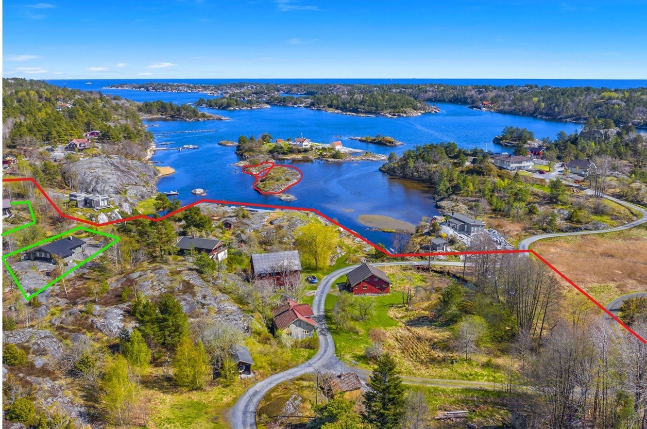 Eiendommens grenser og nabogrenser er grovt inntegnet, og kan avvike fra de faktiske grensene. Galleribilde