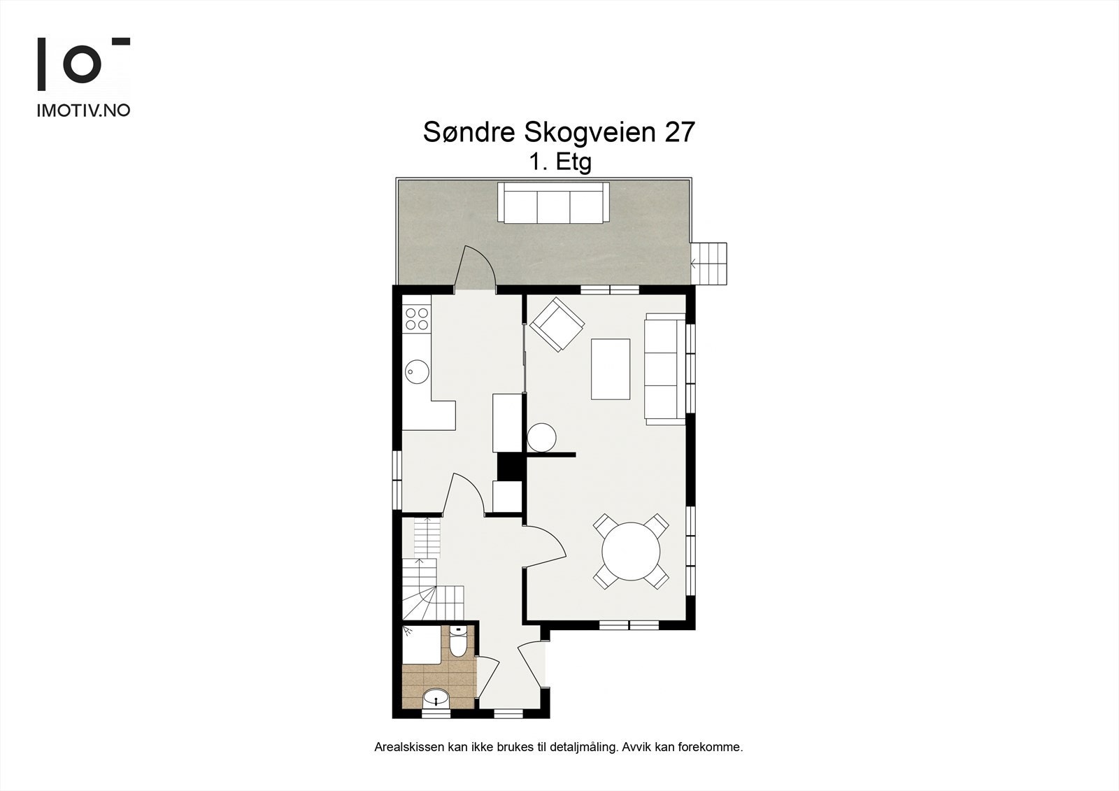 - Plantegning 1. etasje - Galleribilde
