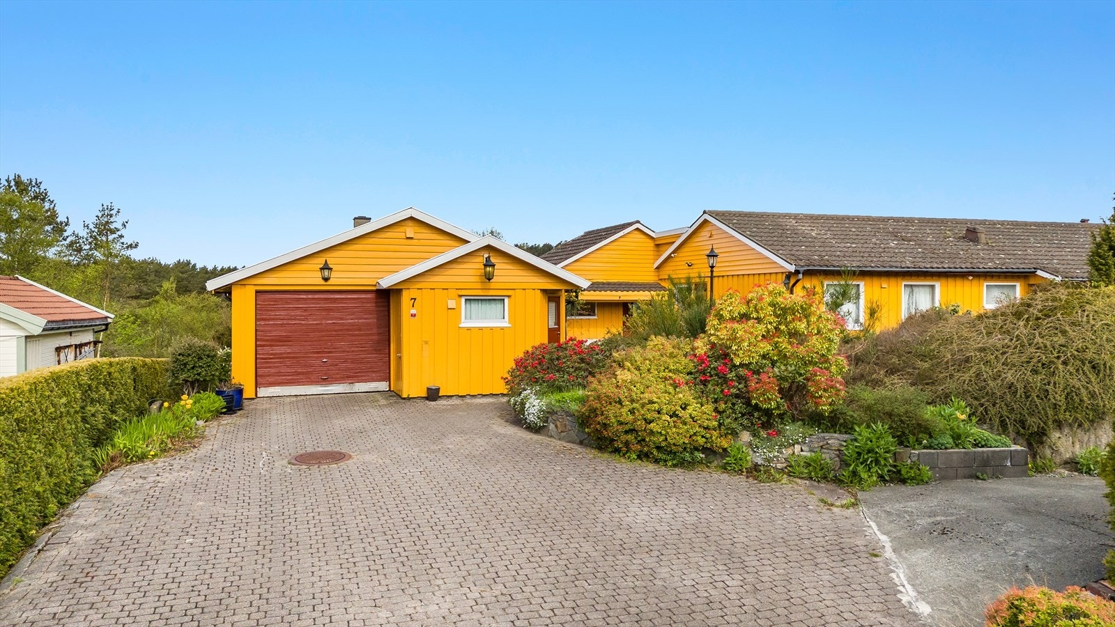 Stort gårdsrom Galleribilde