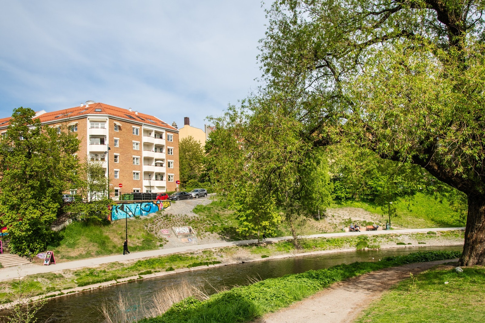 Velkommen til Torvbakkgata 2A - en sjelden mulighet midt i byen, med utsikt mot Akerselva, solrik balkong og en av områdets flotteste bakgårder! Galleribilde