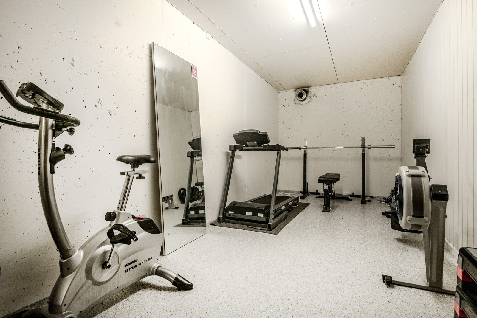 Fellestreningsrom i kjeller tilknyttet borettslaget. Galleribilde