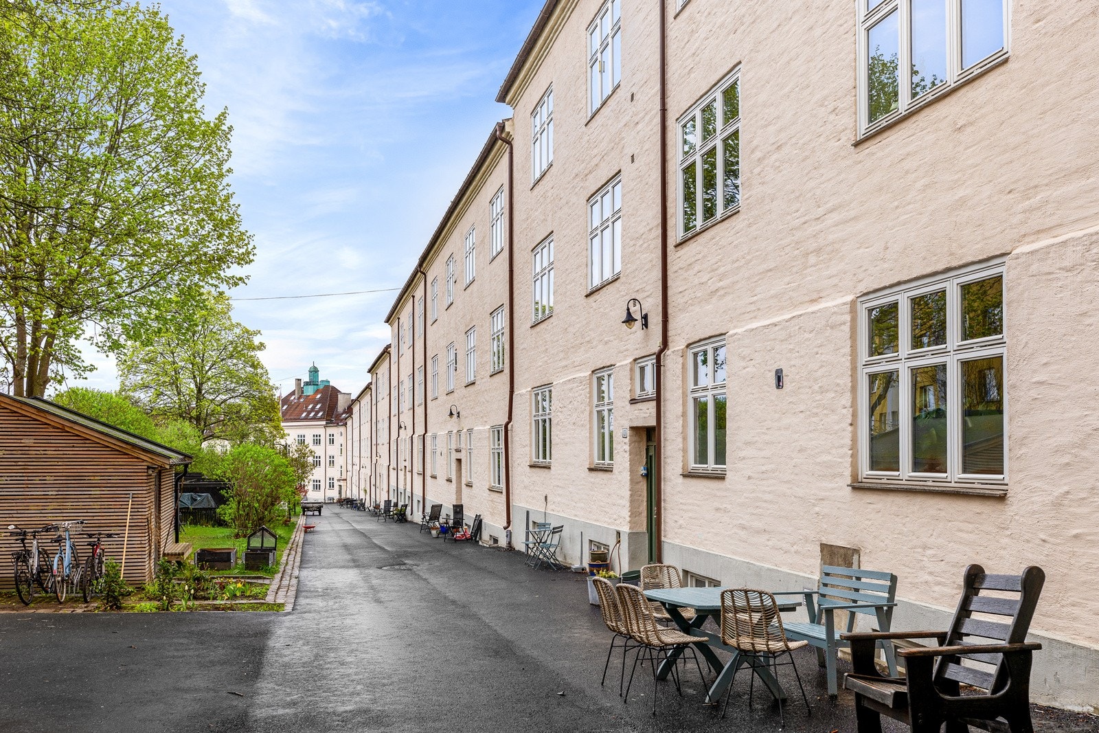 Fellesarealene legger til rette for et godt naboskap. Galleribilde
