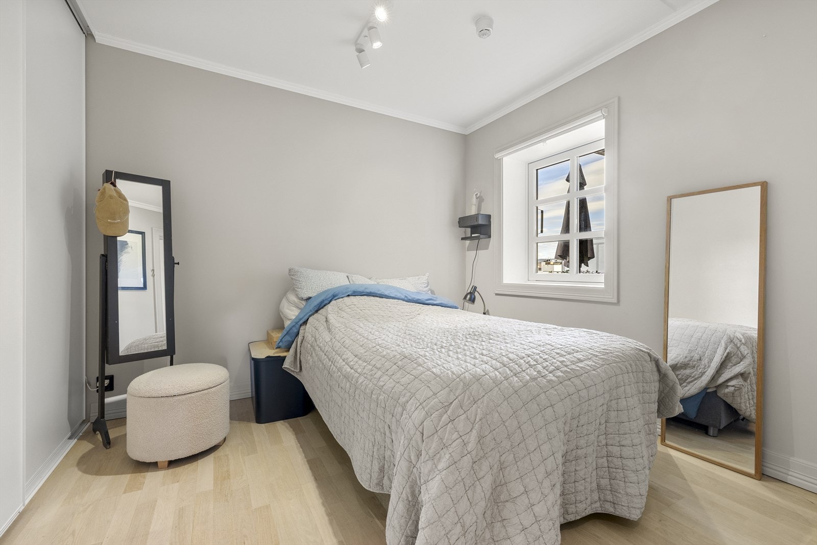 Leiligheten har tre gode soverom. Galleribilde