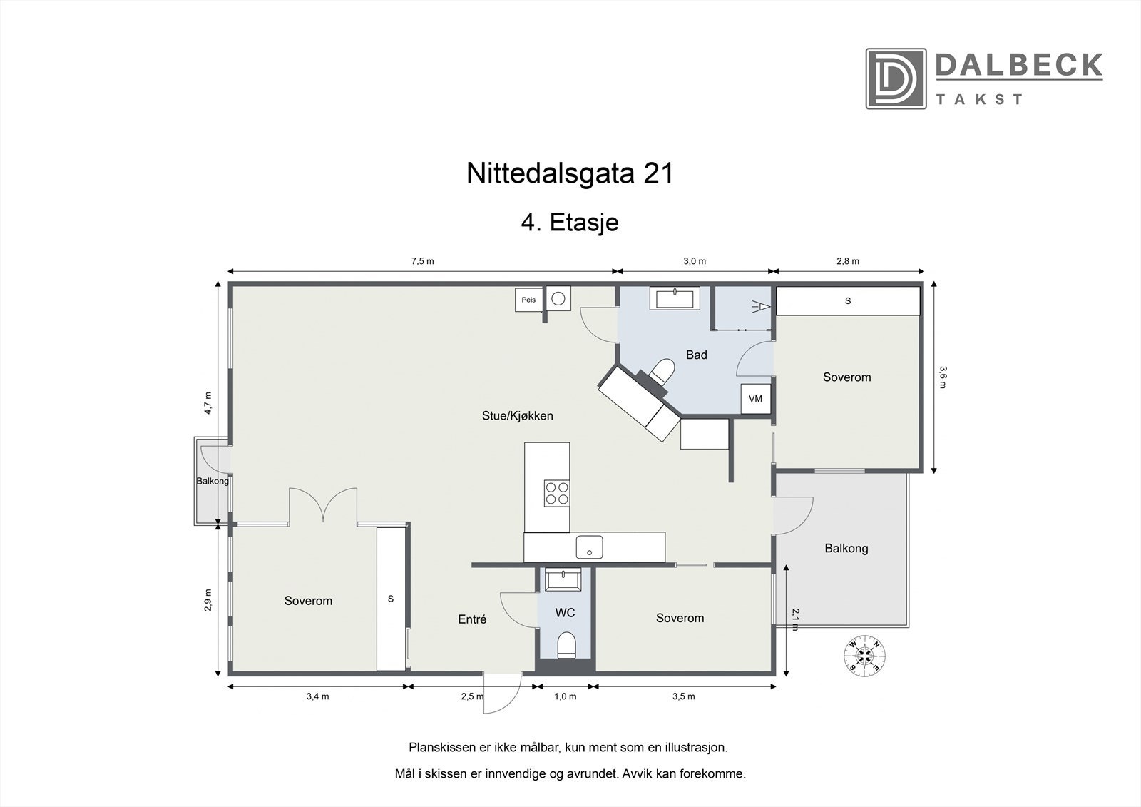 Plantegning. Galleribilde