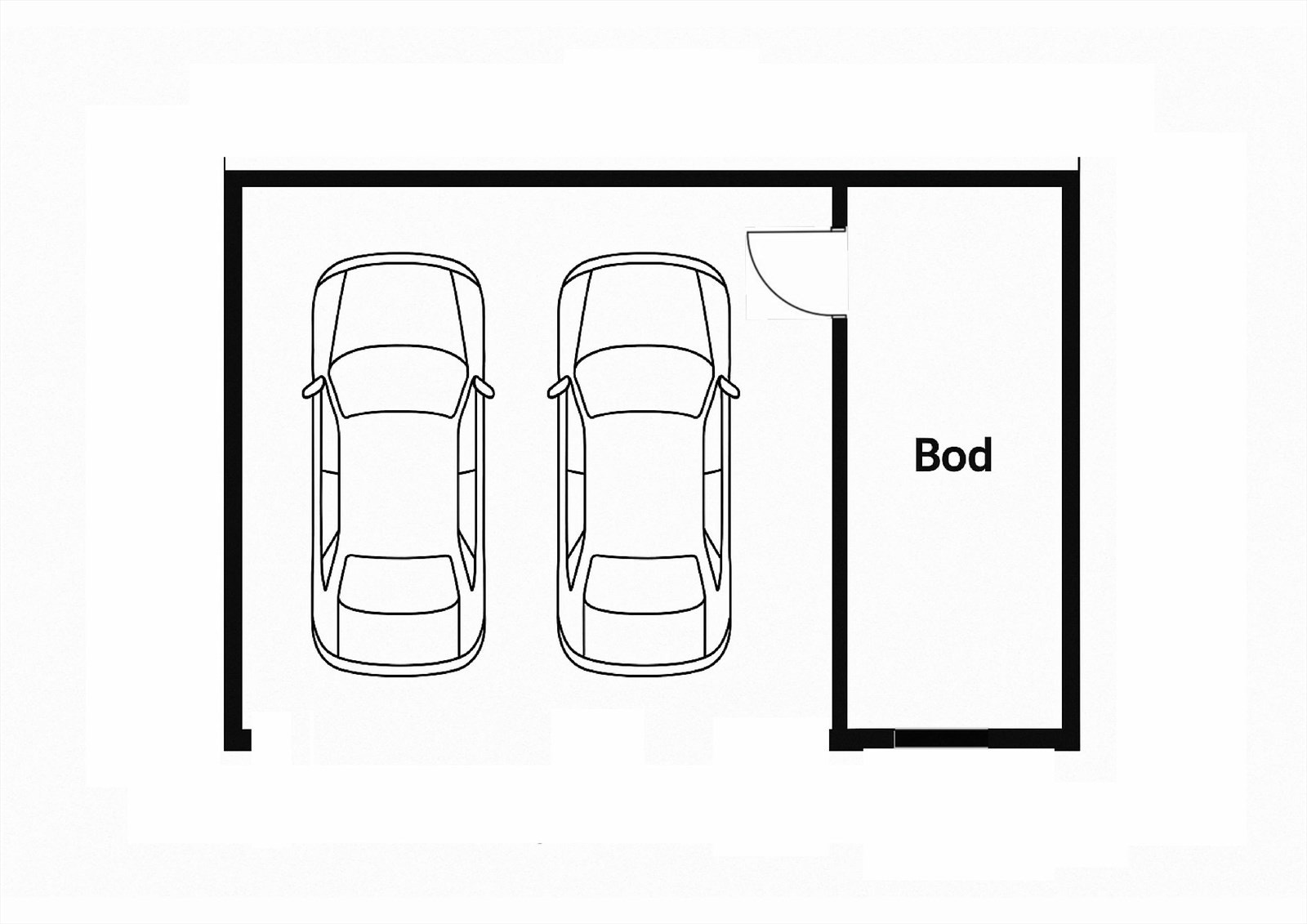 Plantegning carport Galleribilde