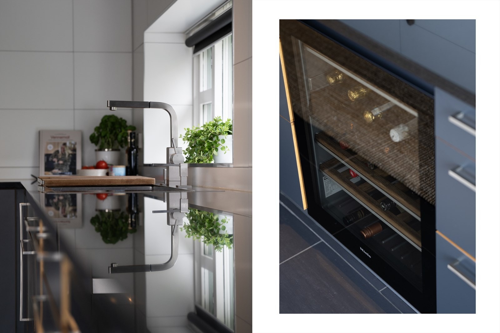 Kjøkken er godt utstyrt med integrerte hvitevarer Galleribilde