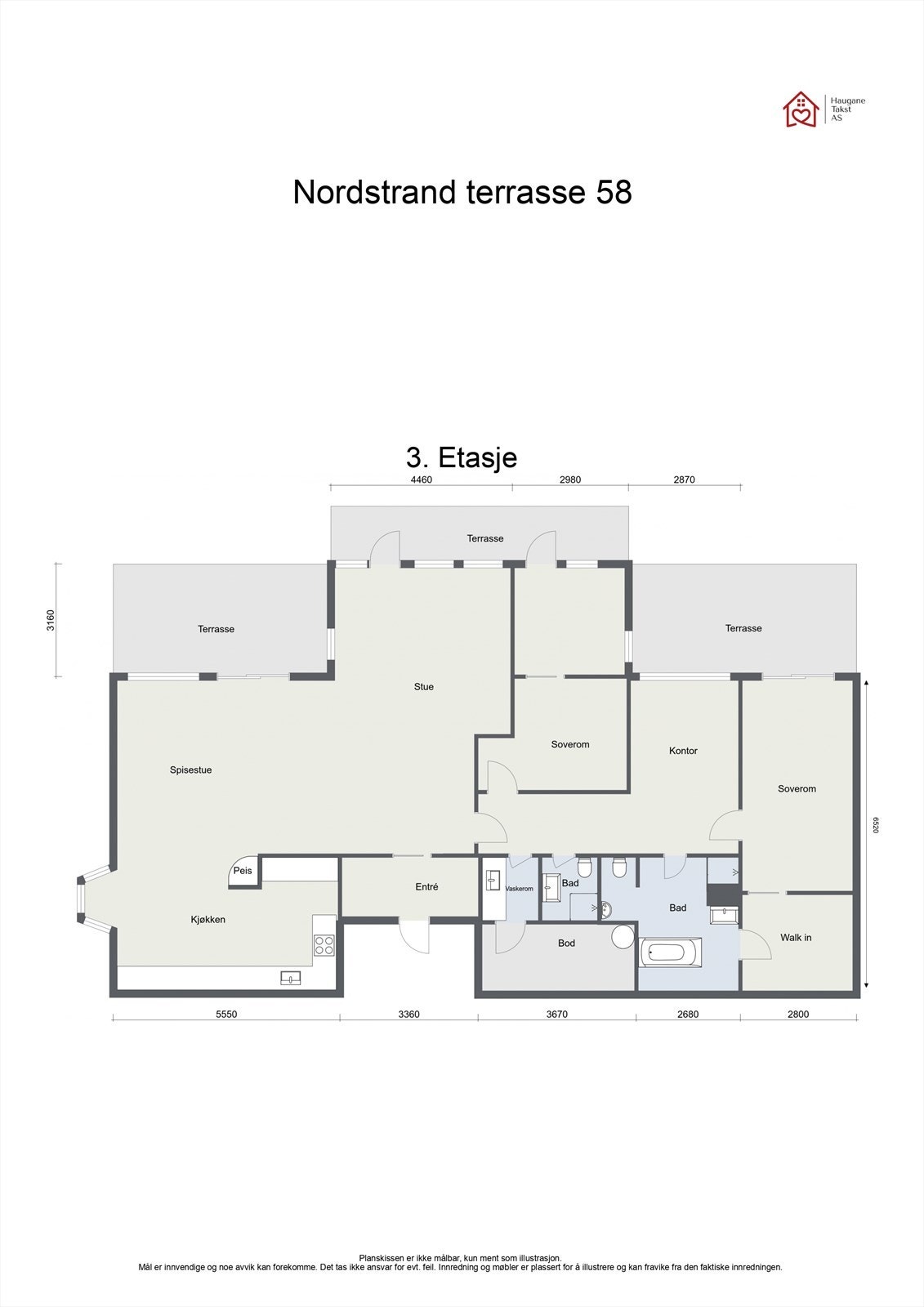 Plantegning Galleribilde