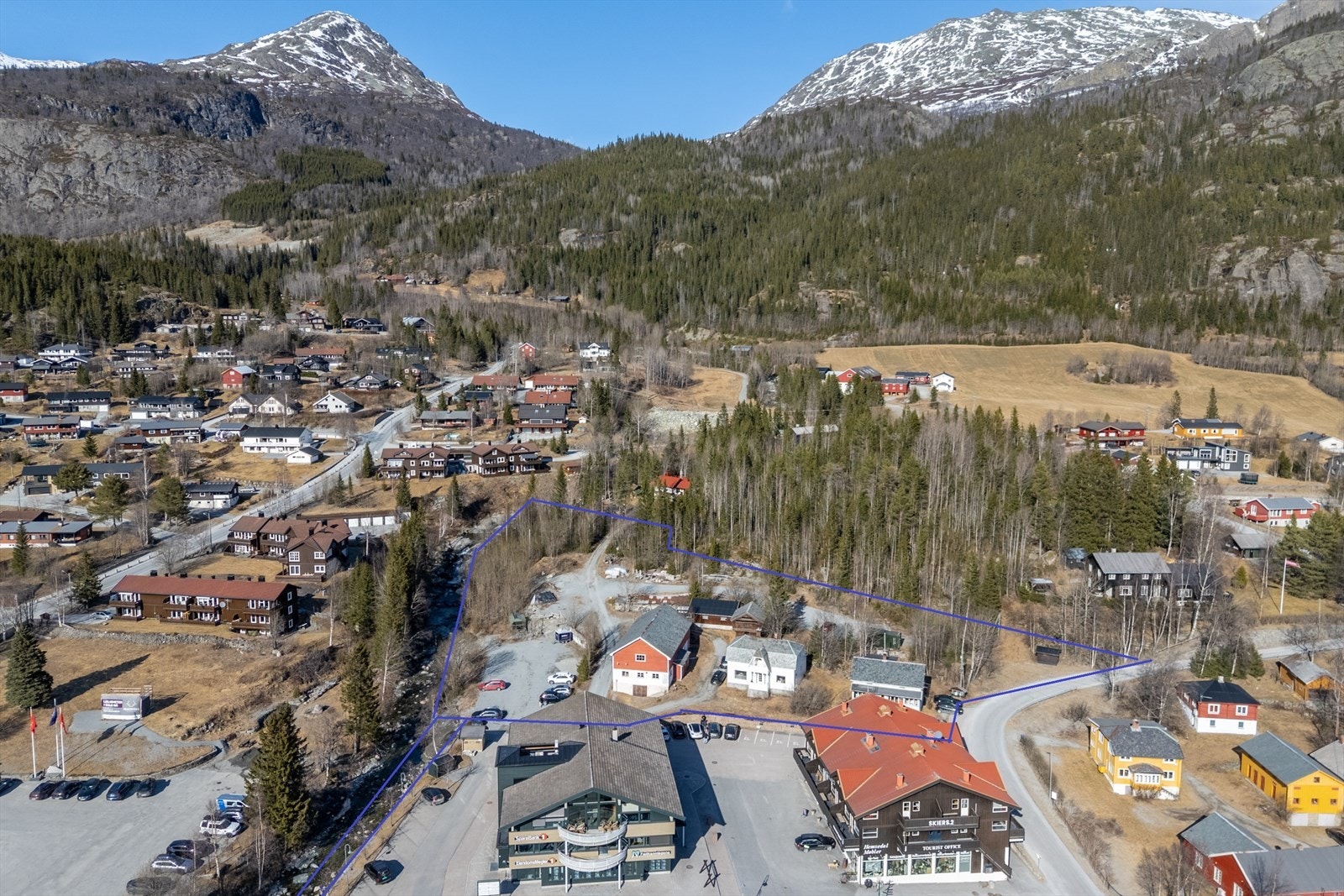 Omtrentlig omriss av tomt Galleribilde