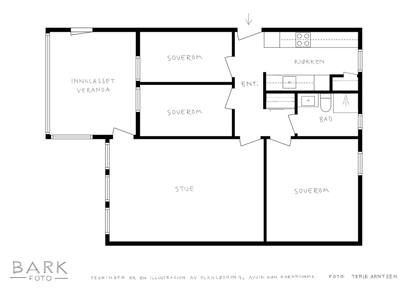 Plantegning Galleribilde