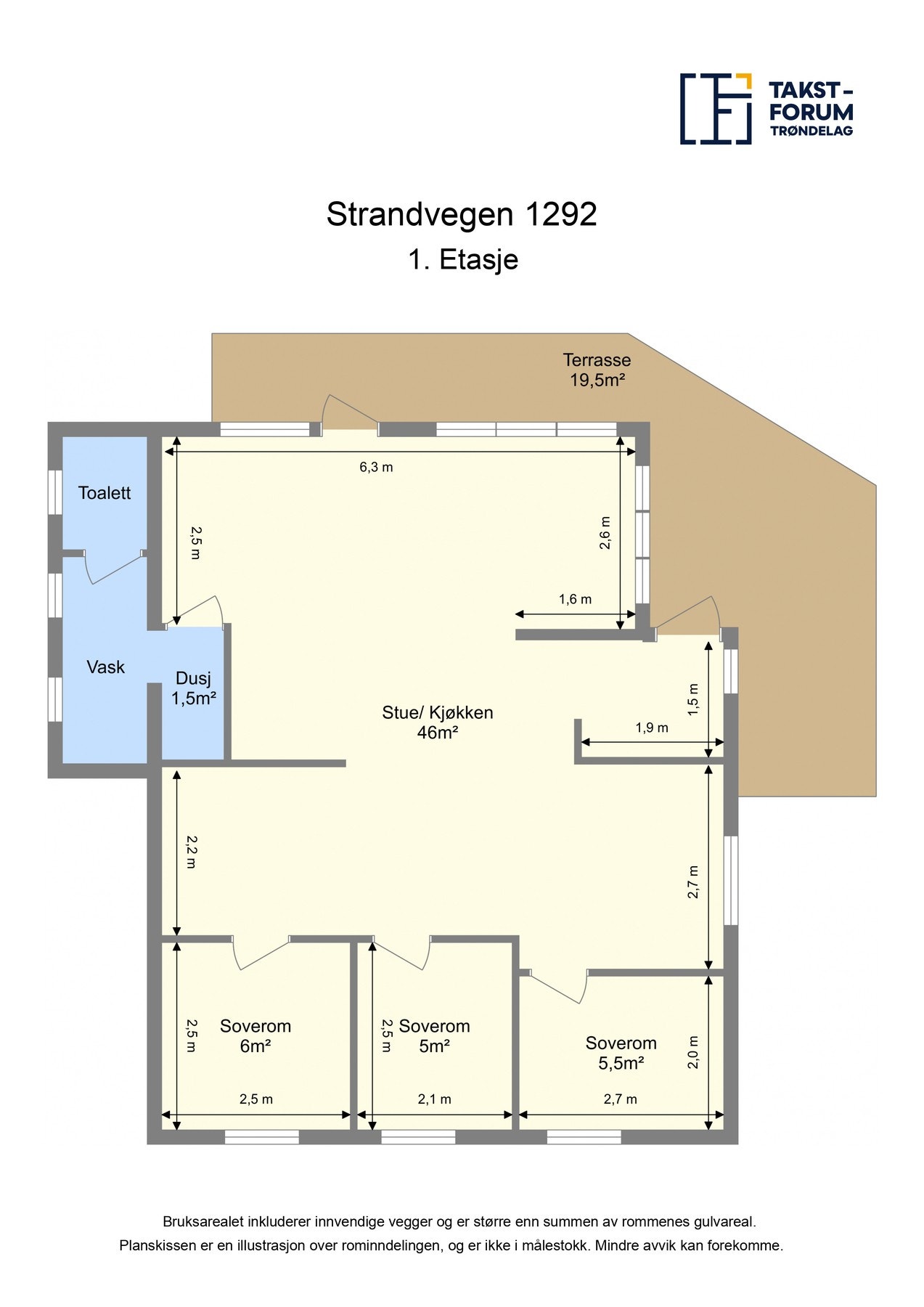 Planskisse. Galleribilde