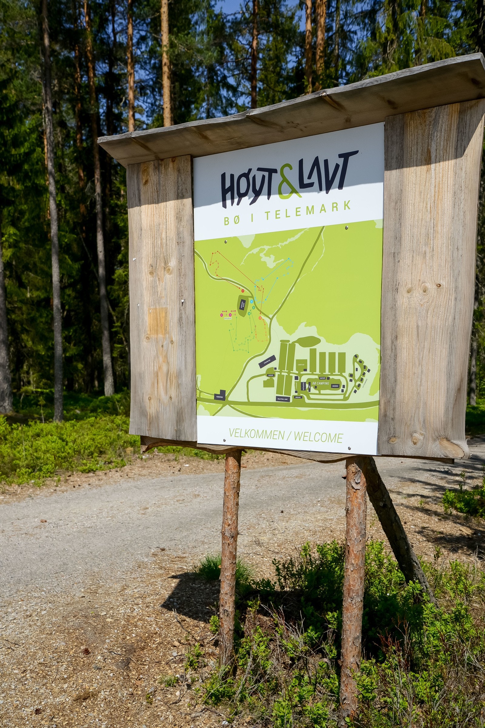 Det er kun 8 km til vannparken Bø Sommarland og Klatreparken Høyt & Lavt Galleribilde