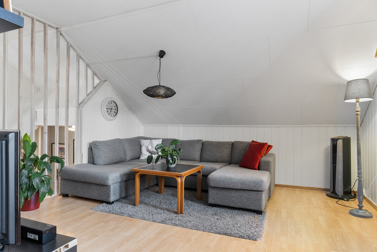 Loftstue med sofaområde Galleribilde