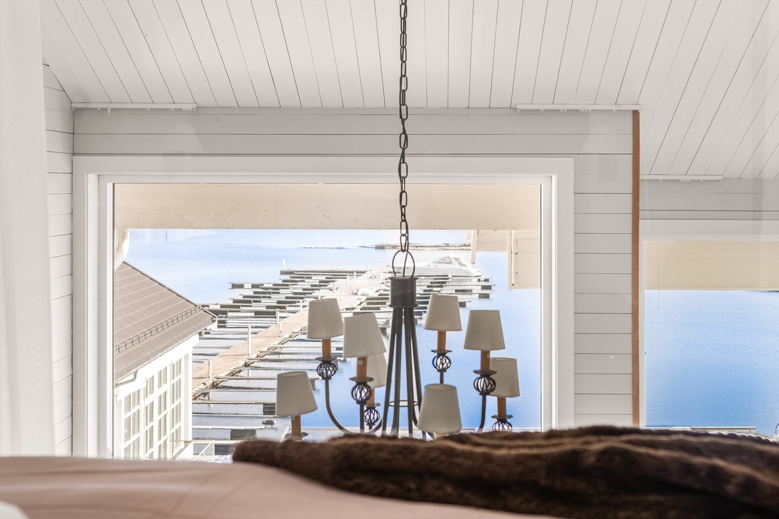 Utsikten fra hovedsoverommet. Galleribilde