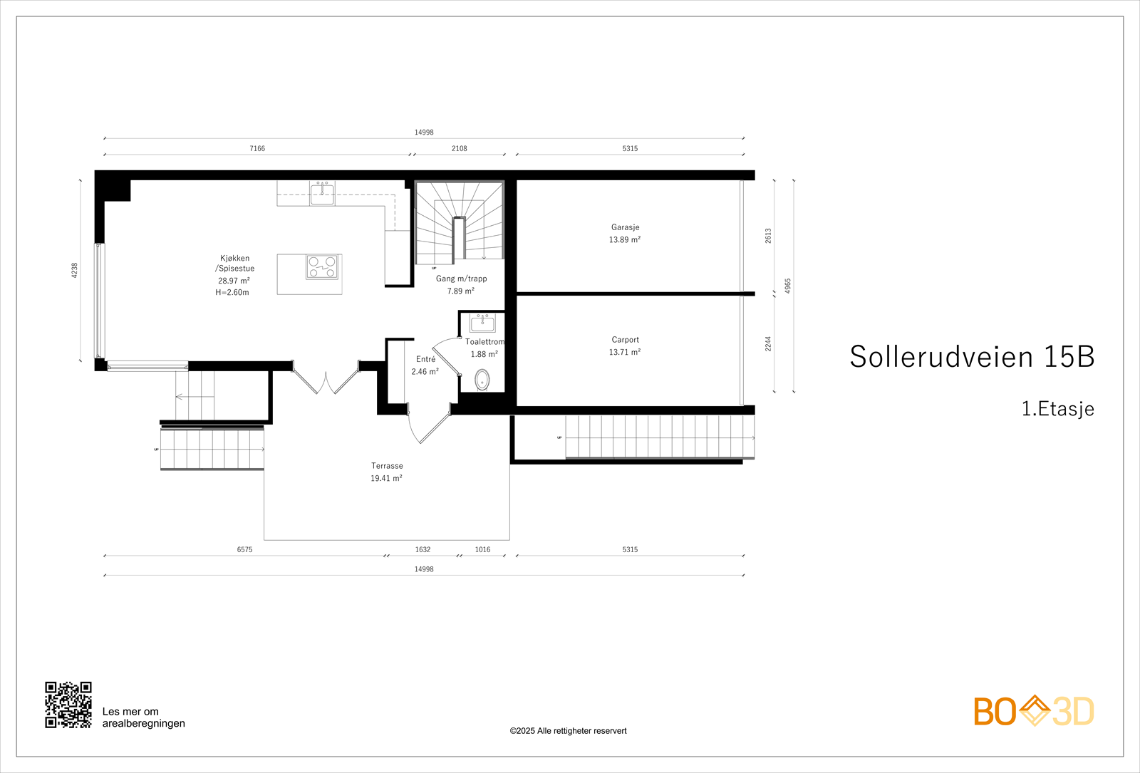 Plantegning 1. etasje Galleribilde