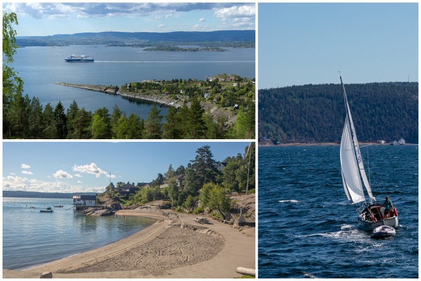 På Nesodden er du aldri langt unna fjorden. Her finner flere offentlige strender og badeplasser! Båtplasser og flotte utsiktspunkter. Galleribilde