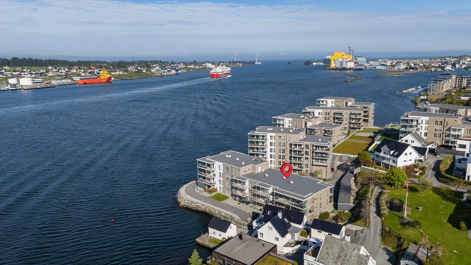 Meget attraktiv og maritim beliggenhet, like utenfor bykjernen i Haugesund Galleribilde
