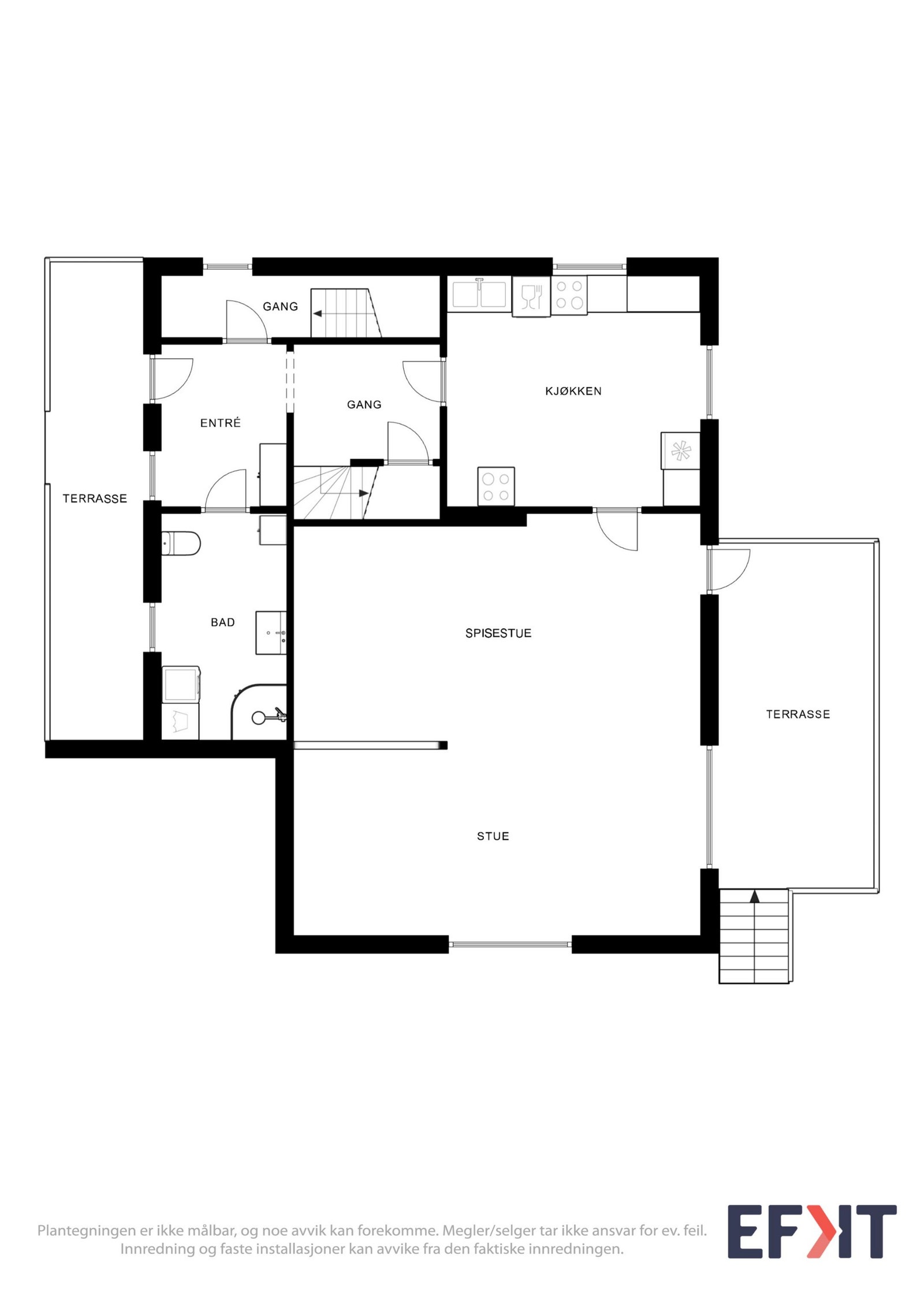 Plantegning Galleribilde