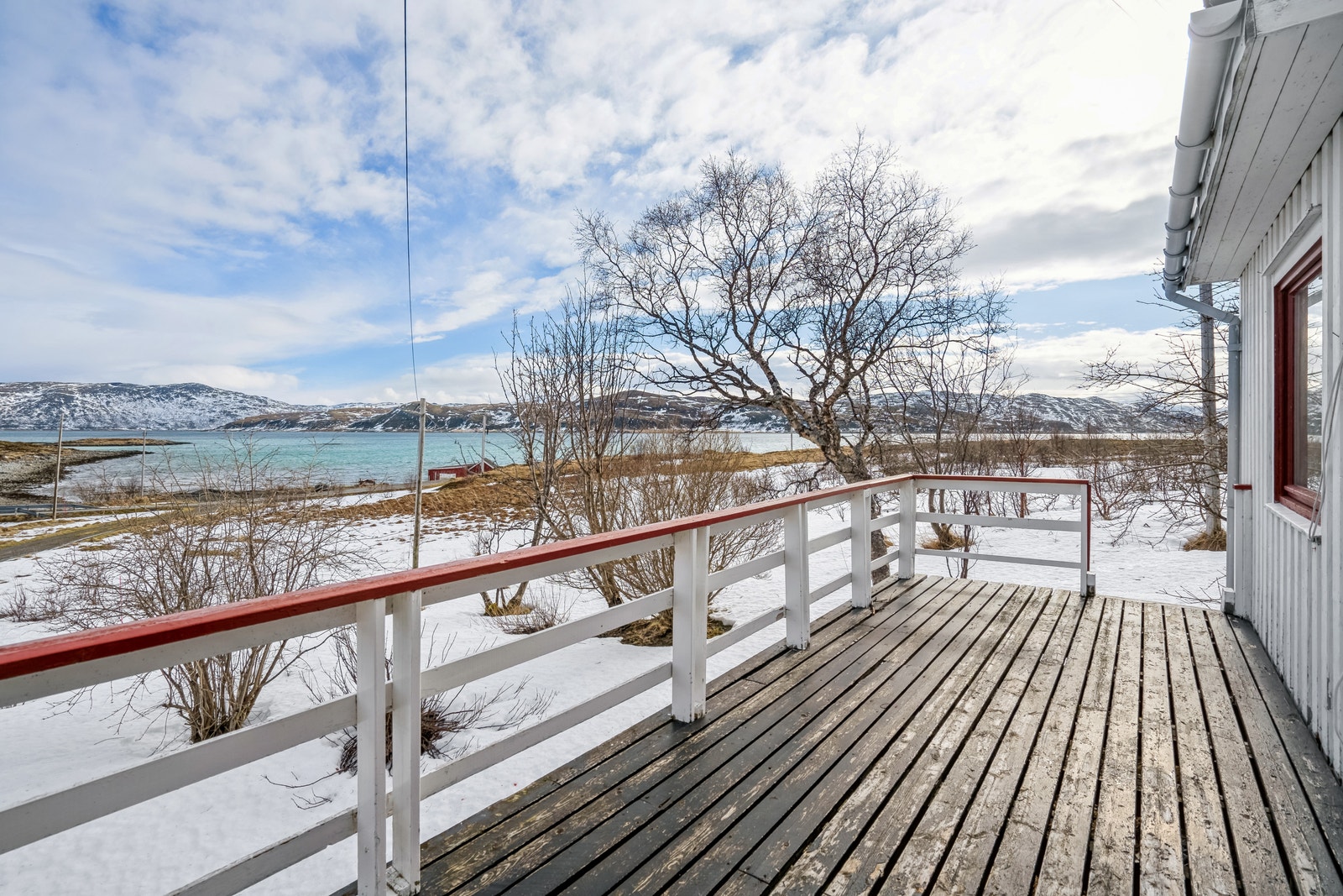 Utsikt fra balkong Galleribilde