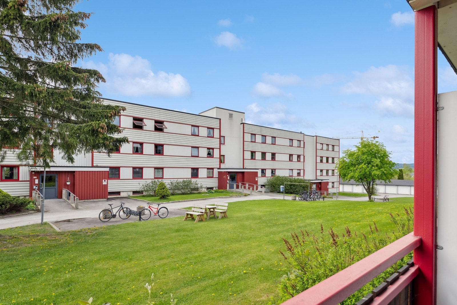 Utsyn fra balkongen Galleribilde